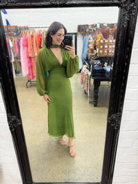 Gianni Dress - Olive Green