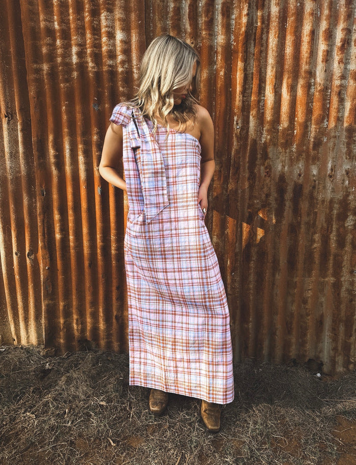 LJC Sumba Dress - Static Plaid