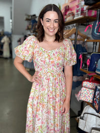 Lee Maxi- Peach Floral