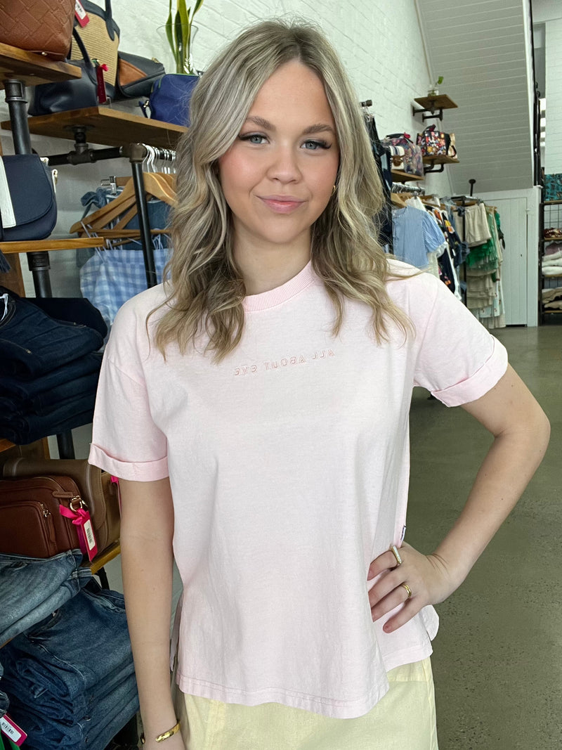 Eve Tee - Soft Pink