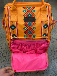 Wrangler Allover Aztec Dual Sided Backpack (WG2204-9110MST)