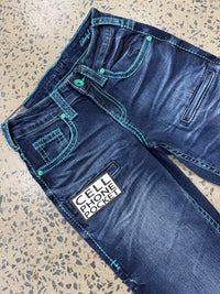 Cowgirl Tuff Jeans - Colorful Bootstitch