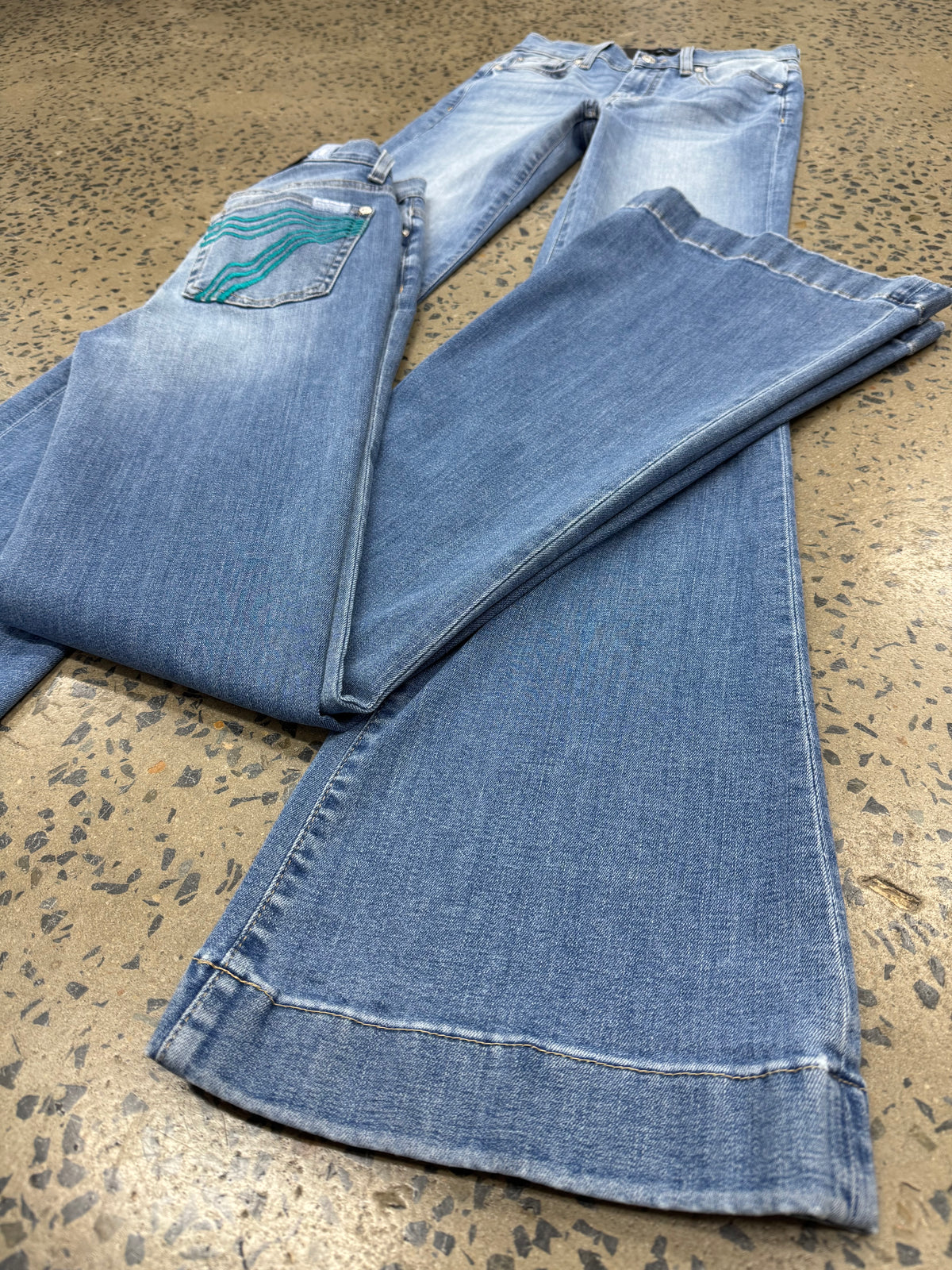 7 For All Mankind - Dojo Aquamarine