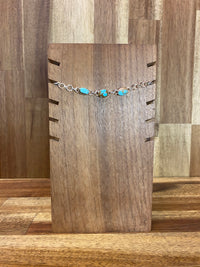 Arlo Bracelet - Silver Turquoise