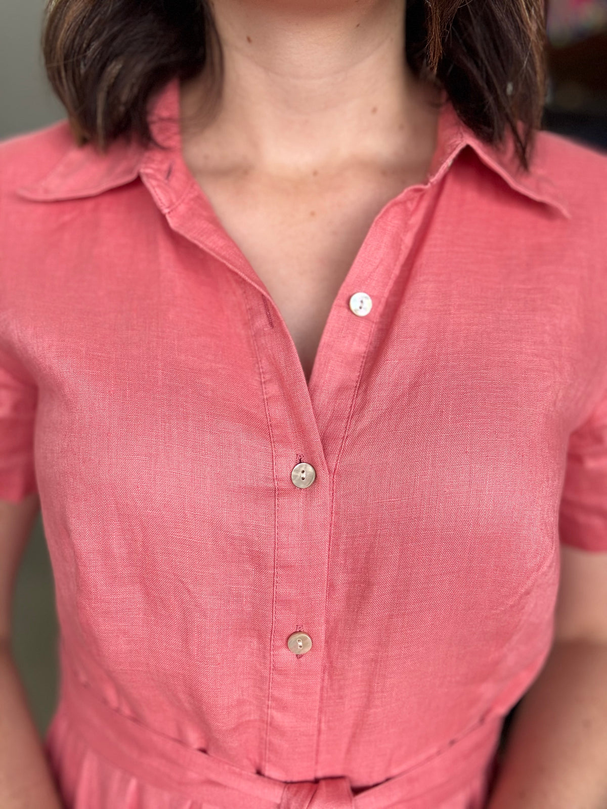 Myra Dress - Deep Rose