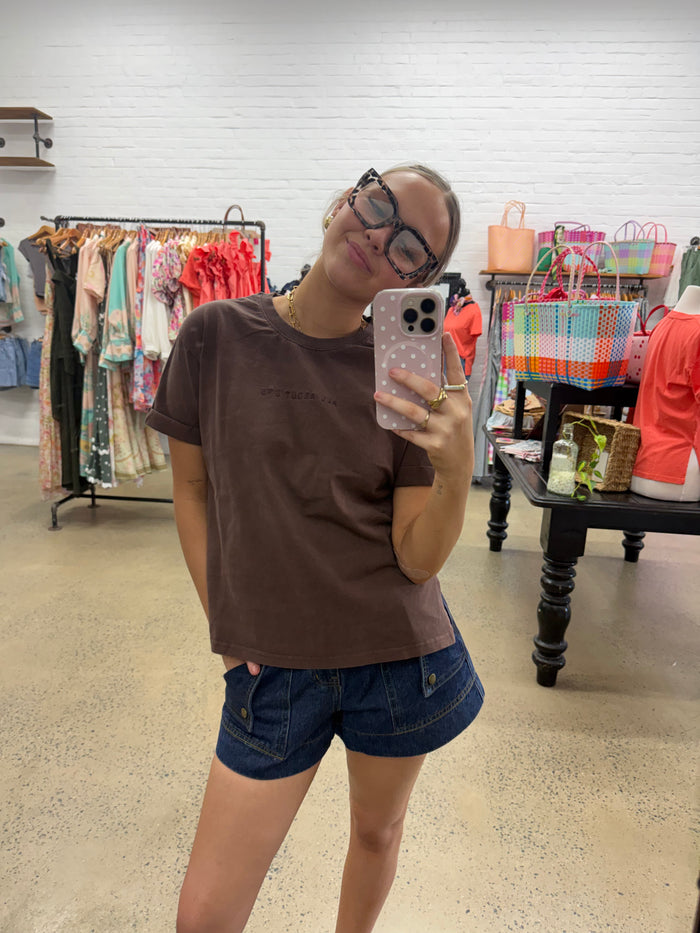 AAE Washed Tee - Brown