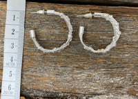 Earrings - Layer Beaded Hoop Earrings