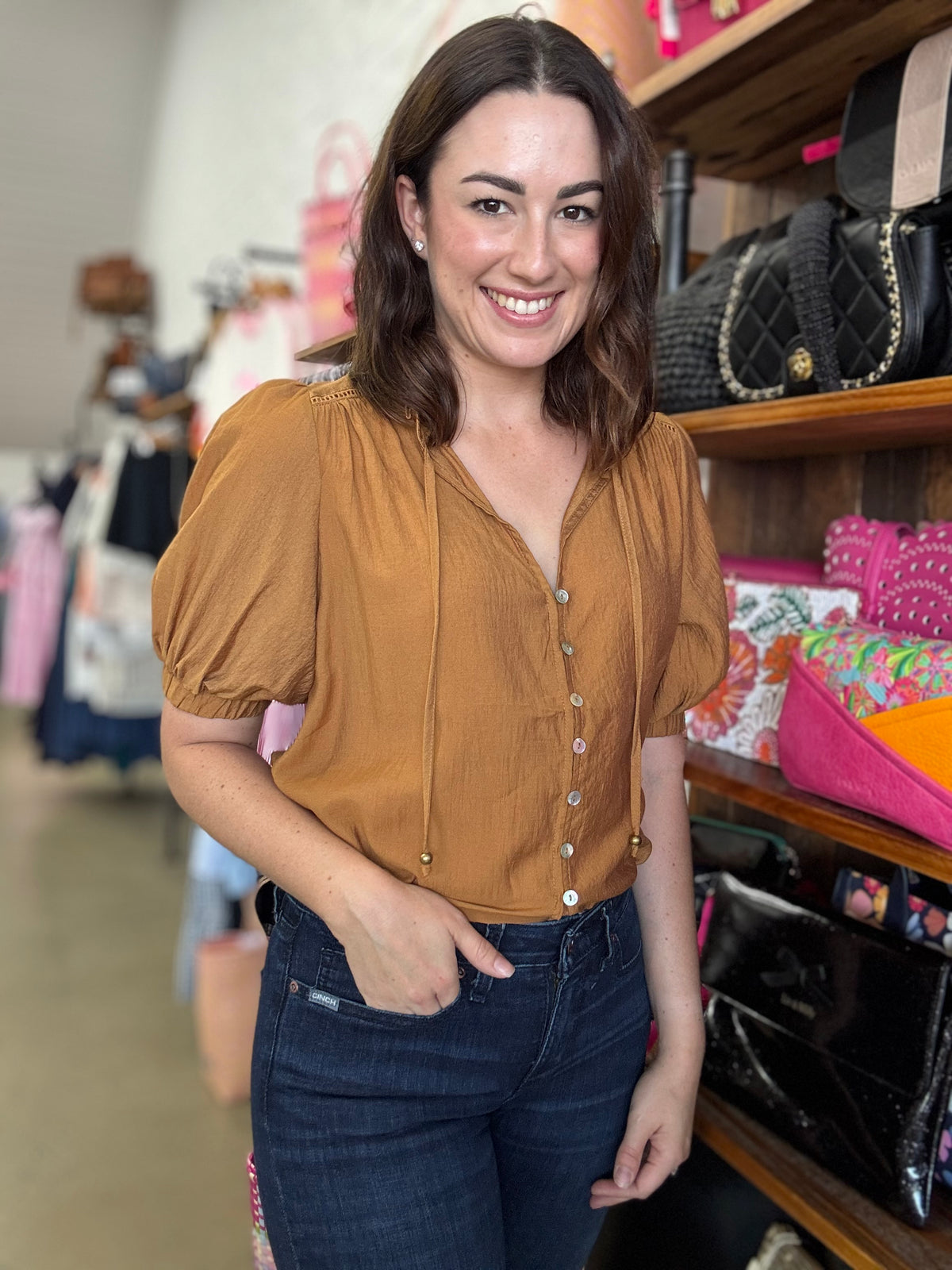 Isla Top - Brown