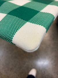 Liv & Milly - Large Crossbody Green & White Gingham