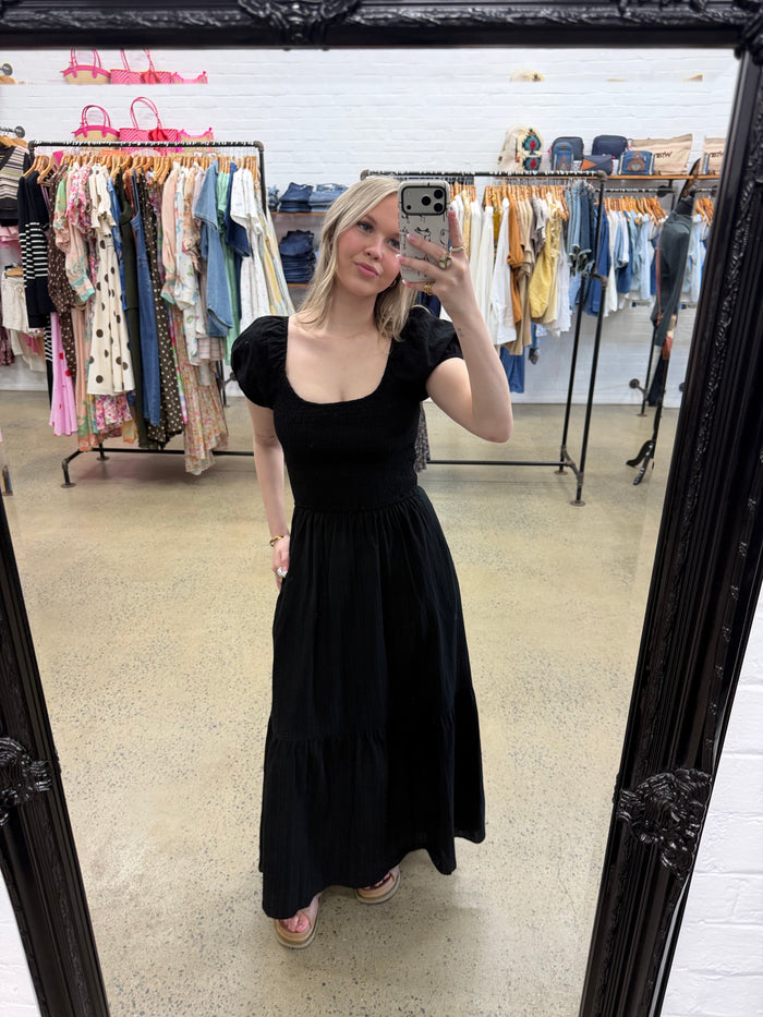 Nyxie Maxi Dress - Black