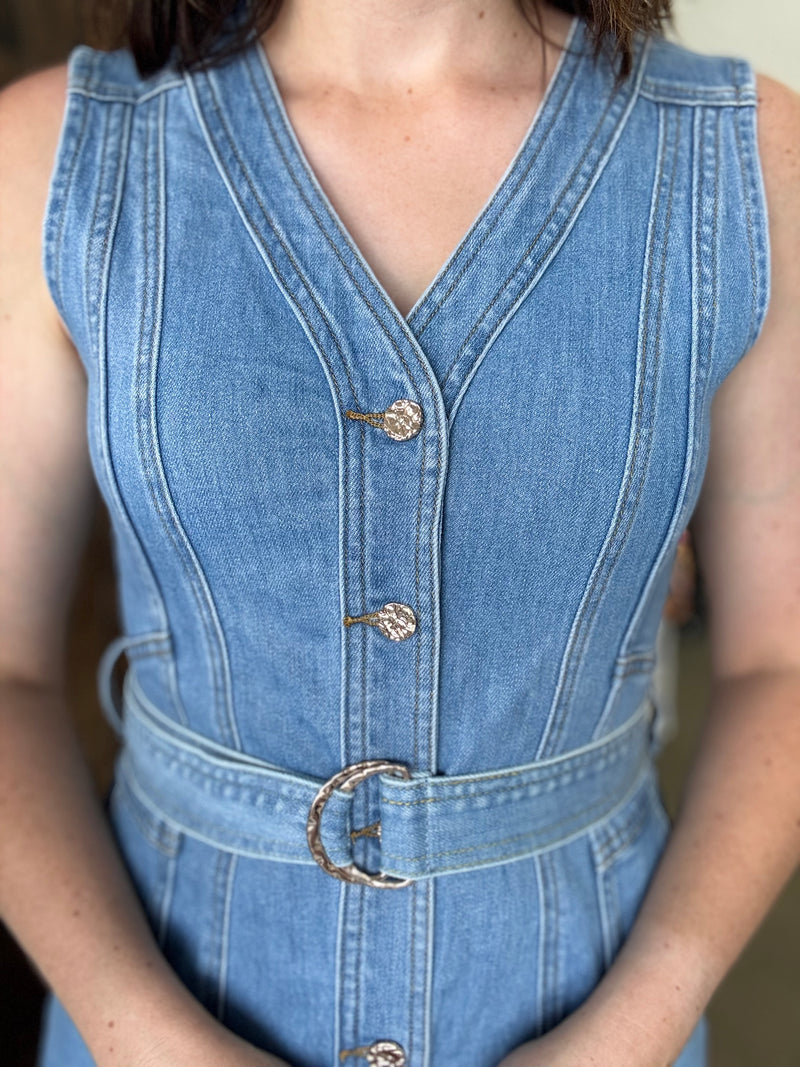 Emersyn Dress - Blue Denim