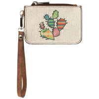 Catchfly Mini Card Wallet - Patchwork Cactus