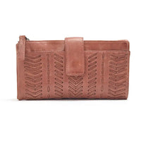Ardrossan Braided Leather Wallet - Tan