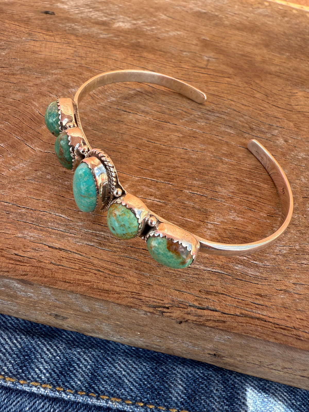 Antique Cuff - Turquoise Stones