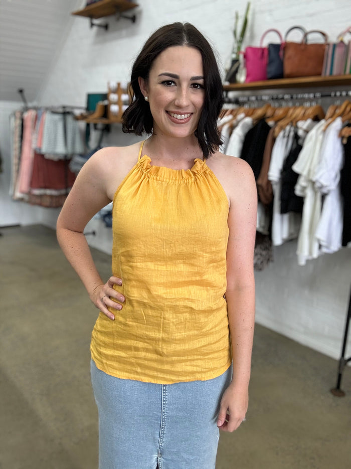 Emilia Top - Mustard