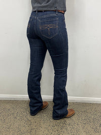 Rock & Roll Cowgirl Jeans - BW4HD07892 - Side Panel High Rise Bootcut