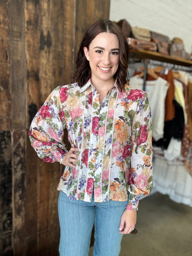 Chelsea Top - Botanical