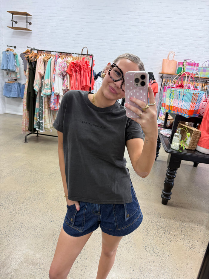 AAE Washed Tee - Black