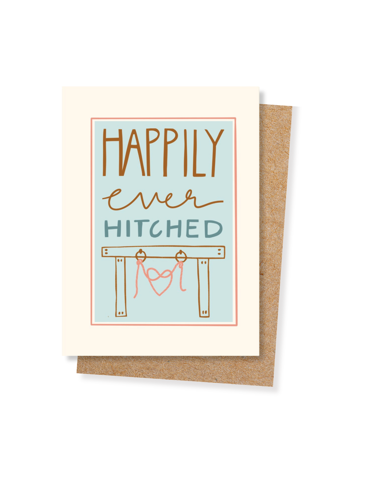 Wedding Card - Happily Ever Hitched