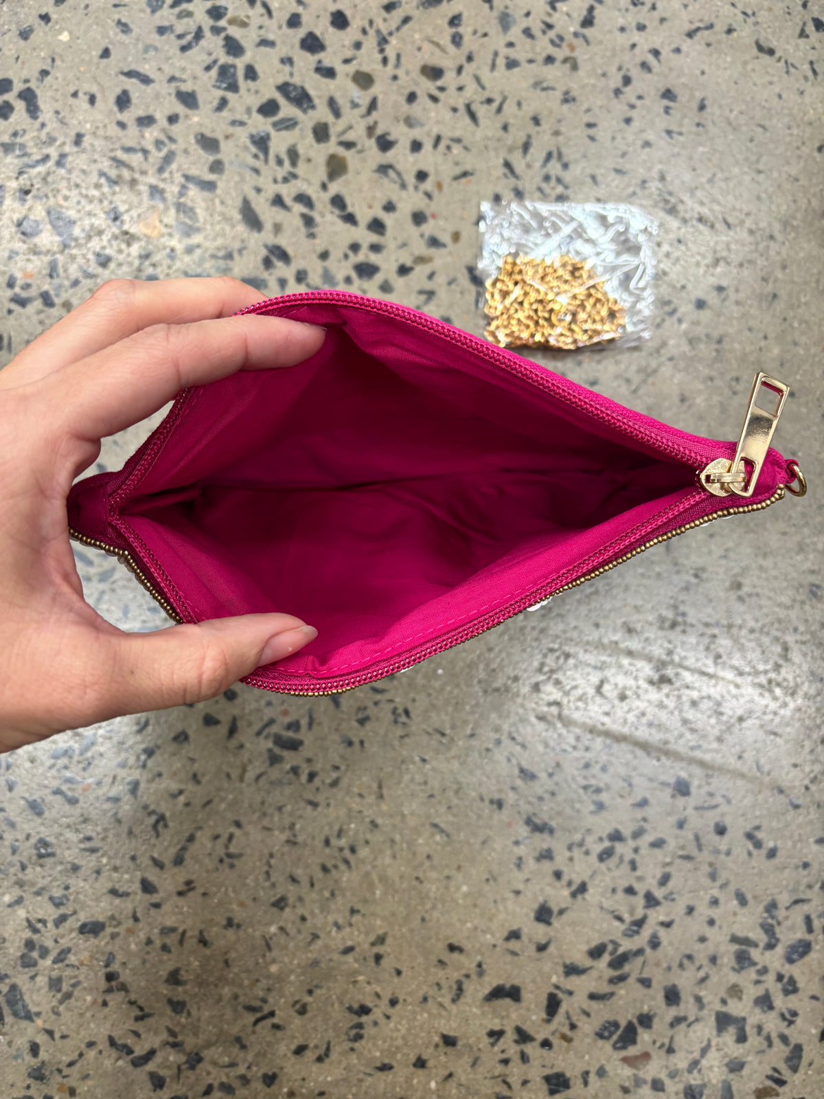 Beaded Clutch - Flower