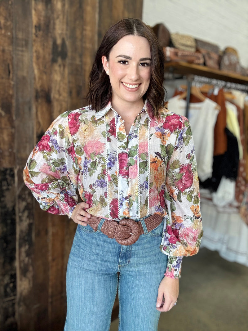 Chelsea Top - Botanical