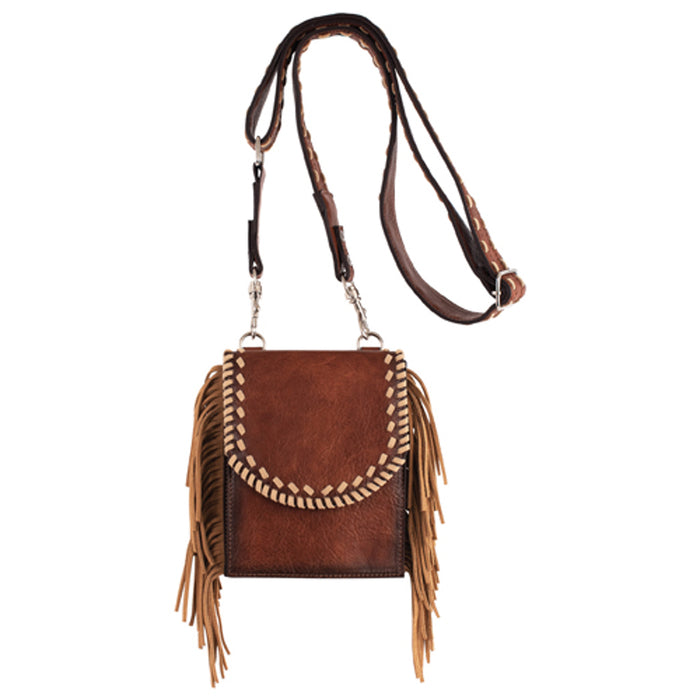 Red Dirt Hat Co Shoulder Pouch - Tan Whipstitch