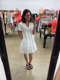 Everly Dress - White