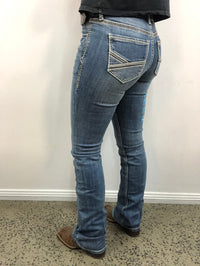 Rock & Roll Cowgirl Jeans - BW4RD03573 - Mid Rise Riding Fit