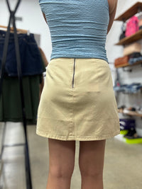 Becca Mini Skirt - Butter