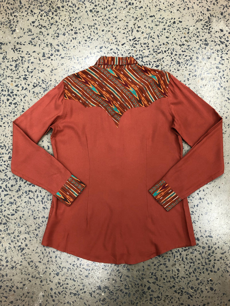 Rock and Roll - Constrast Yoke Long Sleeved Snap (LWN2S07064)