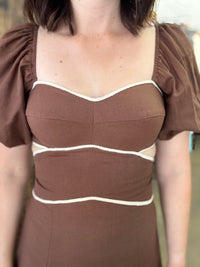 Gwen Dress - Coffee