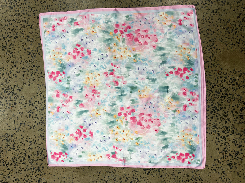 Western Wild Rag - Watercolour (Pink)