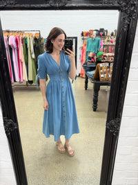 Everleigh Dress - Denim