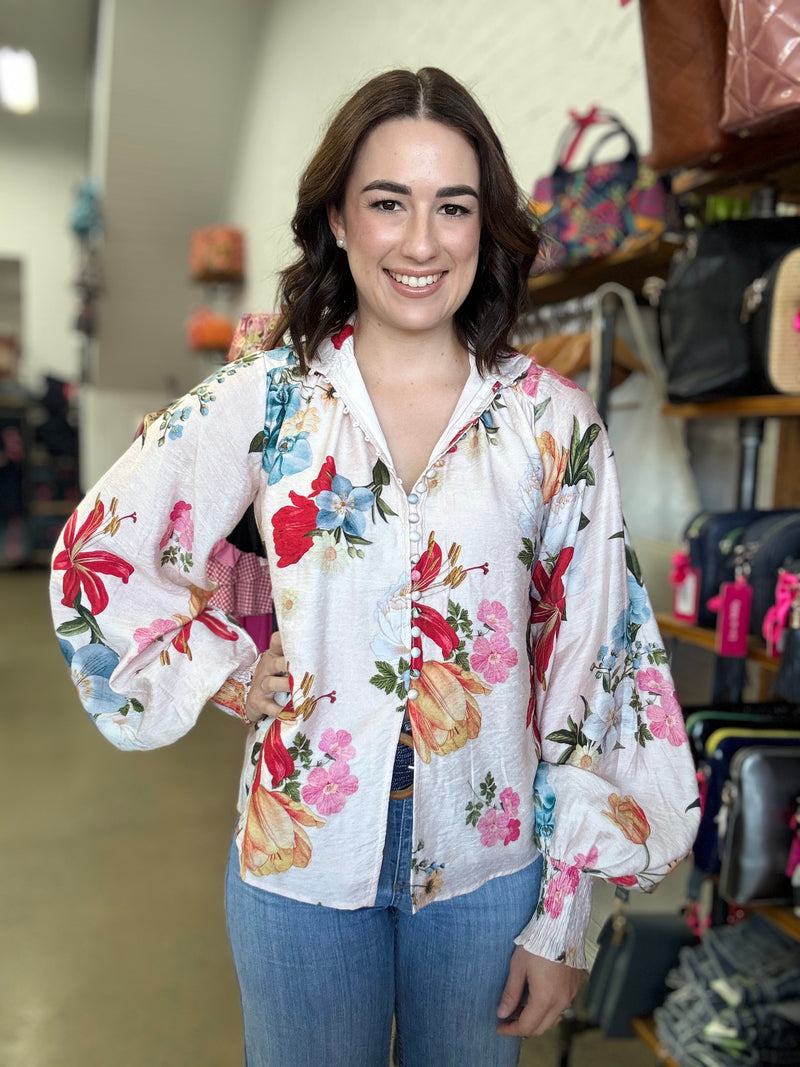 Bloom Top - Floral