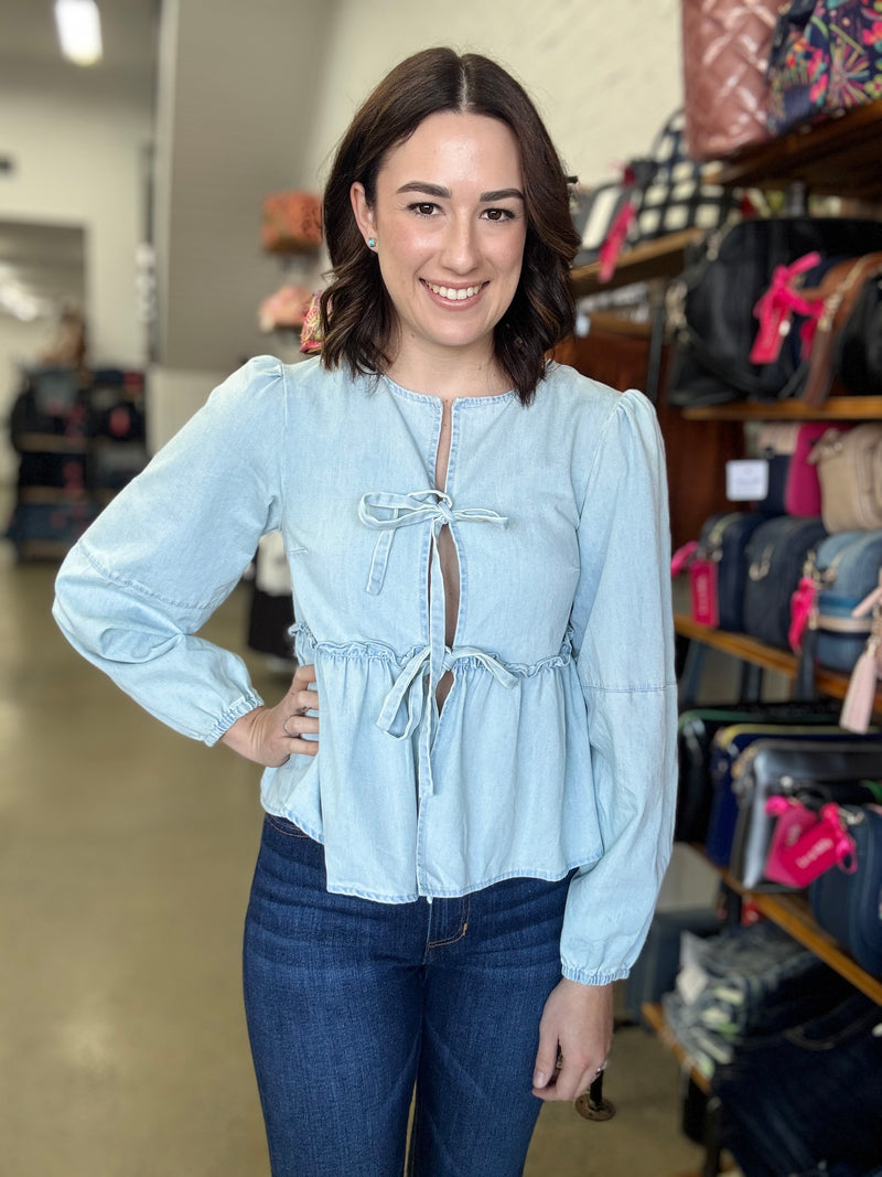 Alyssa Top - Denim