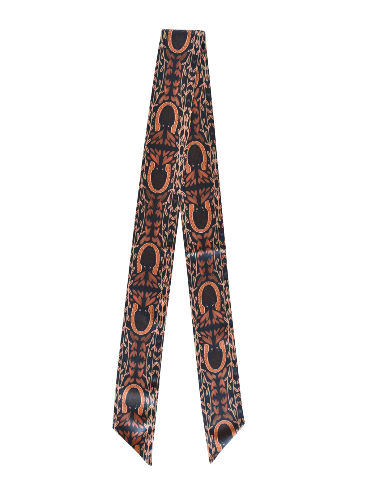 Western Twilly Scarf - Harvest in Deep Juniper
