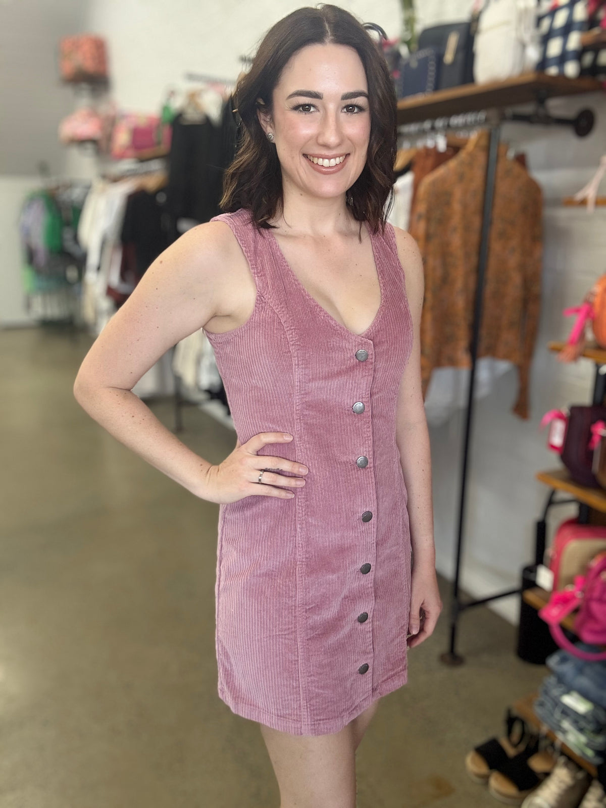 Remi Dress - Dusty Pink