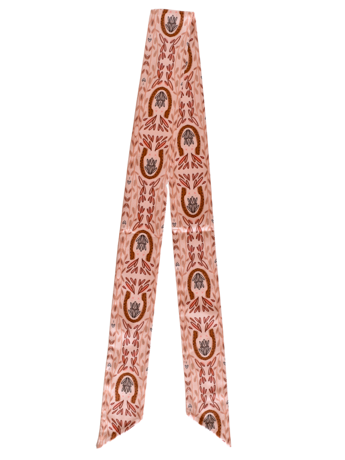 Western Twilly Scarf - Harvest in Dusty Rose