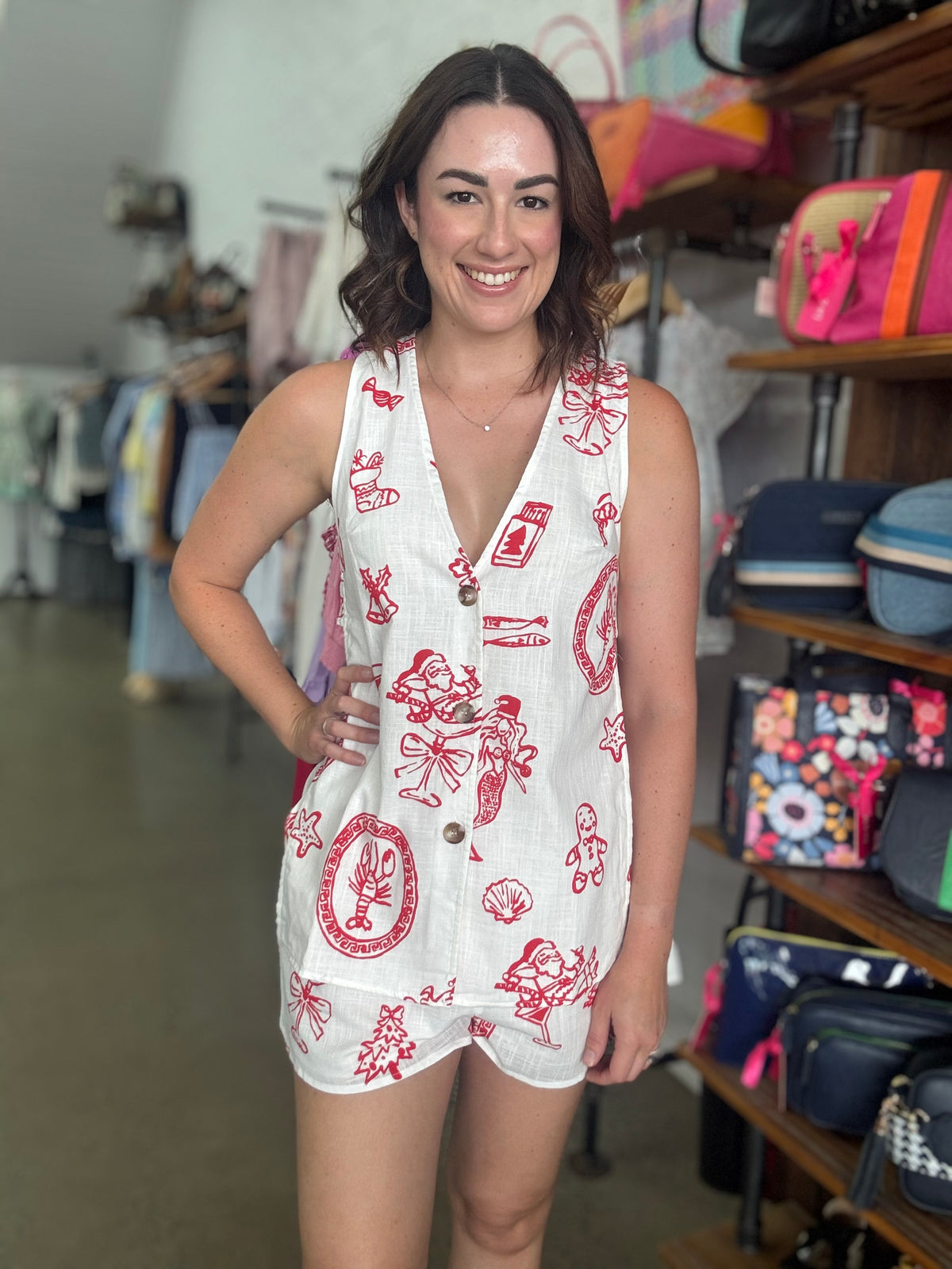 Festive Set - White & Red