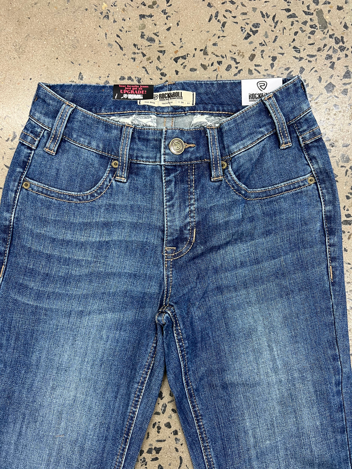 Rock & Roll Cowgirl Jeans -  BW5MD09088 - Mid Rise Trouser