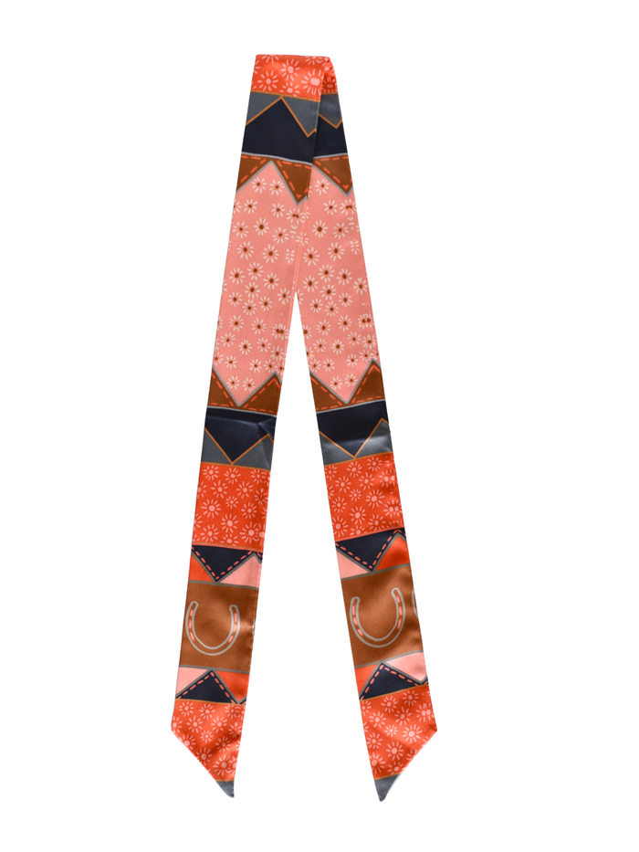 Western Twilly Scarf - Frontier Bound Quilted Patchwork