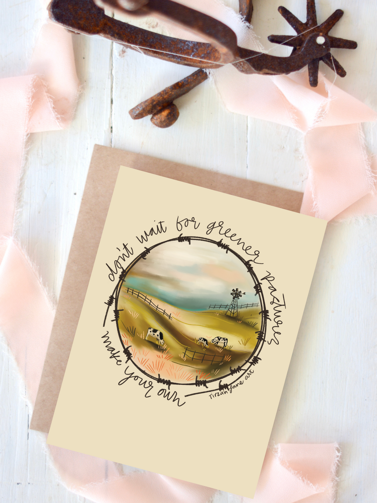 Celebration Card - Greener Pastures
