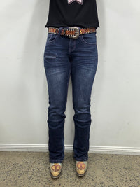 Cowgirl Tuff Jeans - Purple Arrows