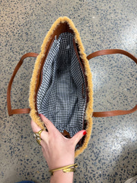 Raffia Handbag - Neutral