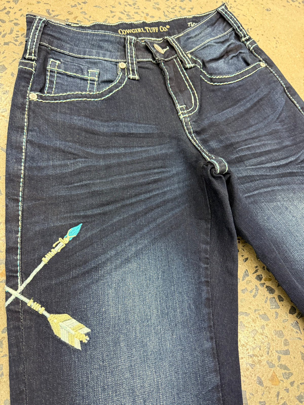 Cowgirl Tuff Jeans - Turquoise Dreamcatcher