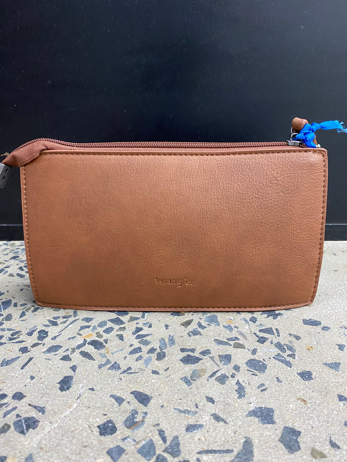 Wrangler Sherpa Aztec Canvas Clutch - Brown (WG313-181BR)
