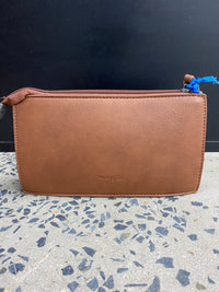 Wrangler Sherpa Aztec Canvas Clutch - Brown (WG313-181BR)
