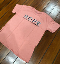 Hooey "Rope Like a Girl" Tee - Apricot