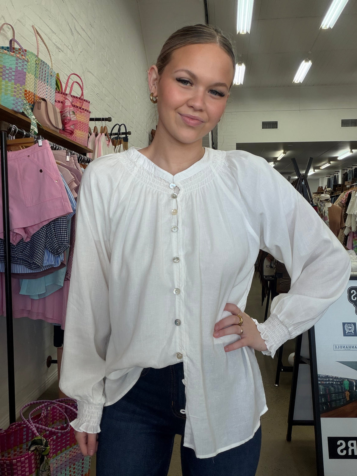 Astrid Top - White