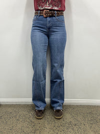 Rock & Roll Cowgirl Jeans - BW6HD09775 - Side Panel Seamed High Rise Wide Leg